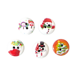 Button - 15mm Christmas Mixed