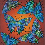 Applique Pattern - Dance of the Butterflies