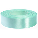 25mm Mint Green Polyester Satin