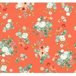 Fabric - Bloom Wildly - Bouquet - Orange