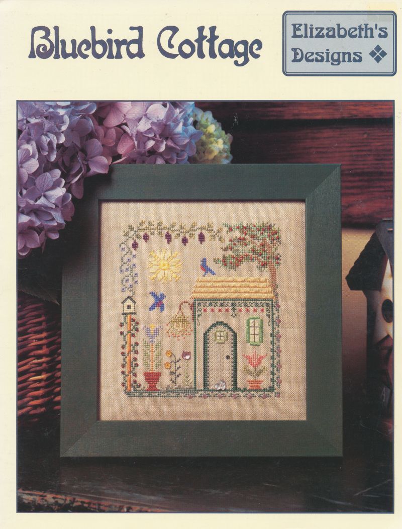 Bluebird Cottage Cross Stitch