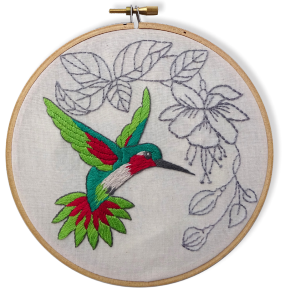 HUMMINGBIRD EMBROIDERY