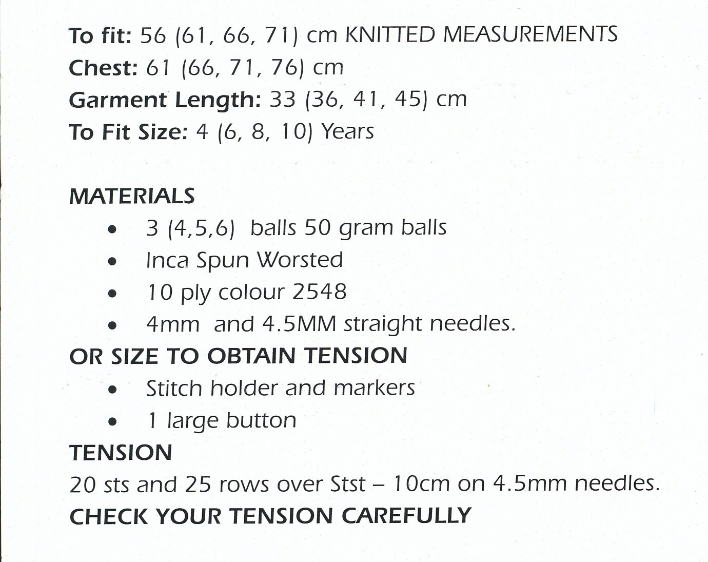 Size Guide