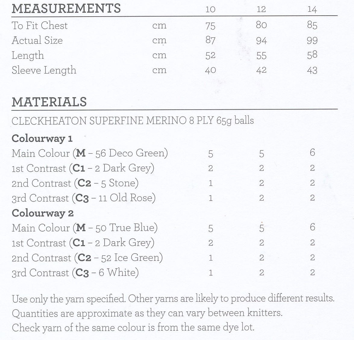 Size Guide