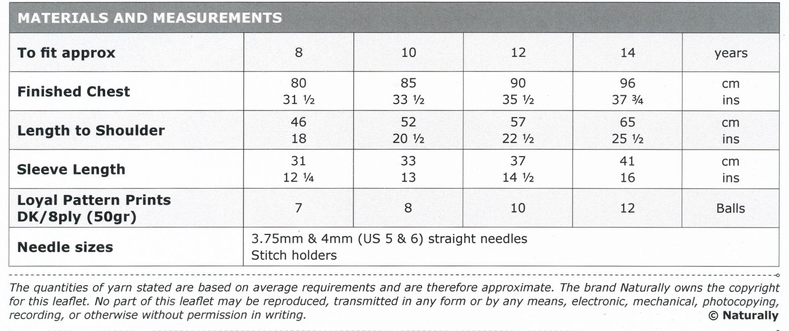 Size Guide