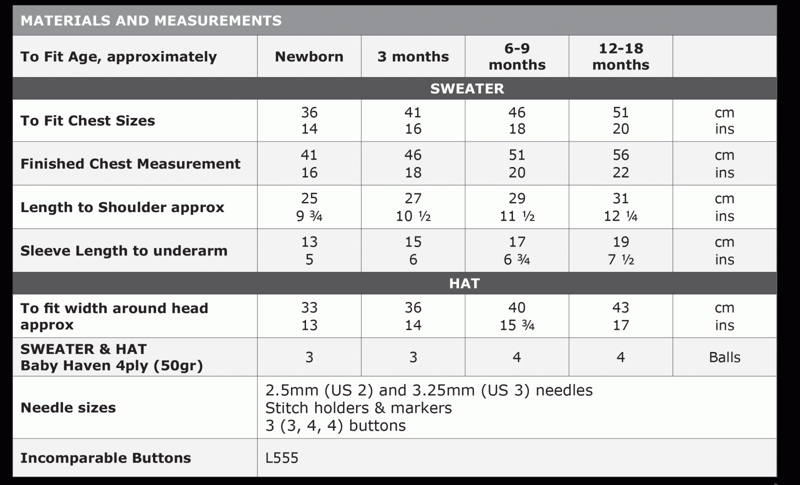 Size Guide