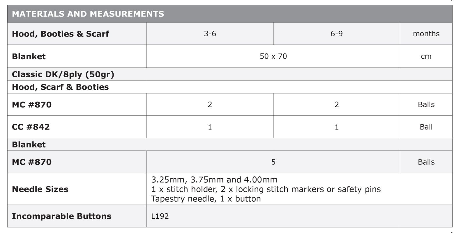 size guide