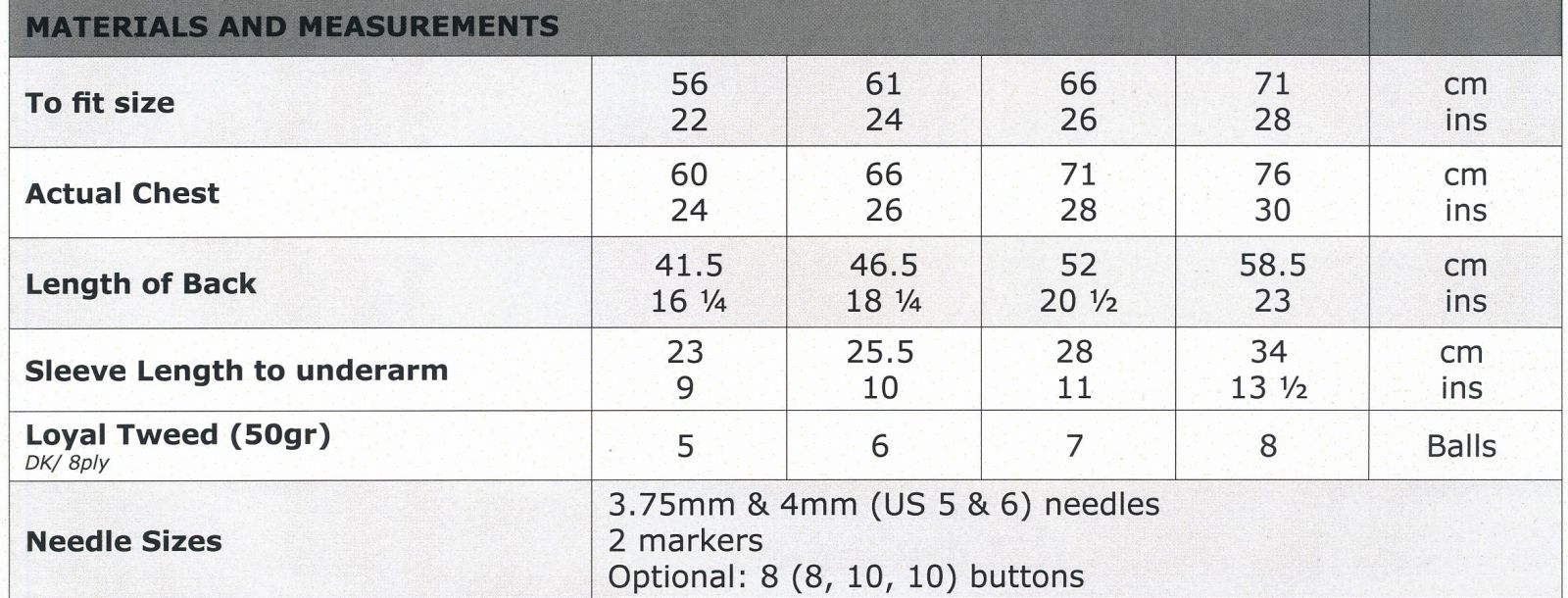 Size Guide