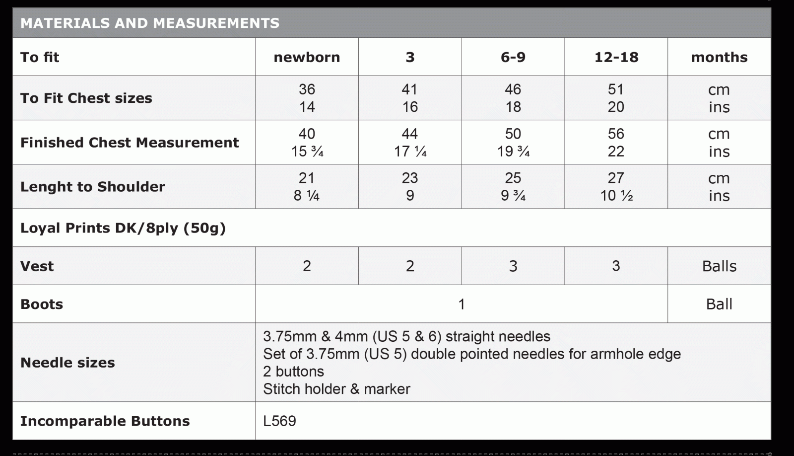 size guide