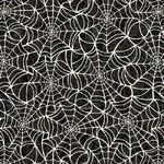 Fabric - Creepsville - 30206-K - Spiderweb - Charcoal