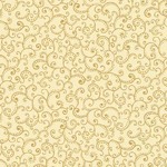 Poinsettia Symphony - Scrolls Cream