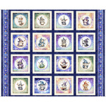 LIL' WIZARDS - Picture Patch Panel Navy (sold by the panel)