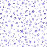 LIL' WIZARDS - Moon & Stars Purple