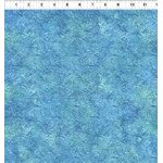 Fat Quarter - Oriental Gardens Blue Waves - 10OG-2