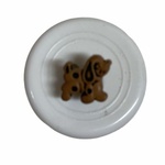 Button - 8mm Shank Dog