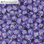 Fat Quarter - Shimmering Twilight - Enchanted Dandelions Purple