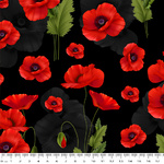 We Will Remember Them - Poppies Black Remembering II 3095F