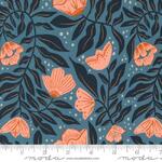 Fabric - Coral Petals on Midnight - 45602_23