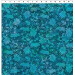 Oriental Gardens Teal Fan Floral - 4OG-2