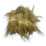 12 cm Faux Fur Pom Poms – Golden Brown