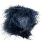 12 cm Faux Fur Pom Poms – Midnight Blue