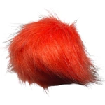 12 cm Faux Fur Pom Poms – Fiery Red