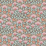 Fat Quarter - Cotton Beach - 100327 - Sea Anemone Grey