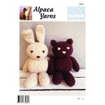 2507 - Alpaca Yarns Cloud Cosy Teddy & Rabbit