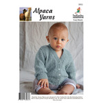 1911 - Alpaca Yarns Indiecita Easy Wash Baby's Cardigan Knitting Pattern
