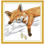 Joy Sunday Cross Stitch - DA974 Sleeping Fox