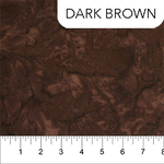 Fat Quarter - Banyan Batiks Shadows Dark Brown