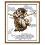 Cross Stitch Kit -Hang in There JZ-K043