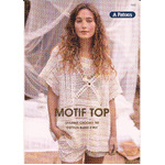 0023 - Motif Top, Oversize Crochet Tee Pattern