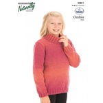 K0811 - Nako Ombre 12ply Sweater 8 - 14 years