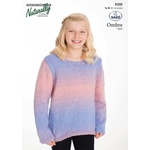 K332 - Nako Ombre 12 Ply Sweater with Shaped Lower Edge