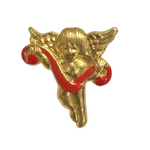 Button - 30mm Gold Angel