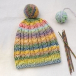 Free Pattern Download: Cabled Beanie