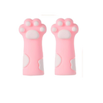 Knitting Needle Point Protectors - Cat Paws - Pink