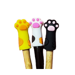 Knitting Needle Point Protectors - Cat Paws - Assorted Colours