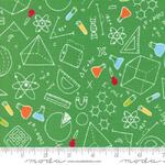 Fabric - Back to School M2089217 Grass Math n Science