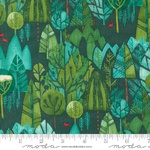 Fabric - Winterly M4876218 Winter Landscape Spruce