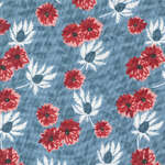 Fabric - Old Glory - M520013 Liberty Bouquet Blue
