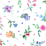 Fabric - Bloom Bright - MSAD673-Z Multi Tossed Flowers