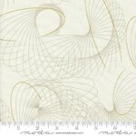 Fabric - Shimmer - Ivory Winter Winds MM1841-11