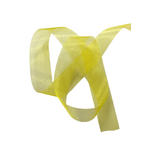 Ribbon - Organza 25mm Yellow