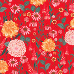 Fabric - Faraway Florals RK22617302 Poppy