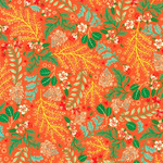 Fabric - Faraway Florals RK22620147 Tangerine