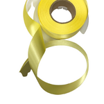 25mm Pale Yellow Dbl Sided Polyester Ribbon