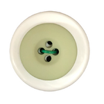 Button - 19mm 4 Hole Matt Avocado