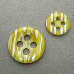 Button - 23mm 4 Hole Shiny 20 Yellow